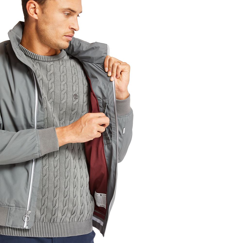 Jaqueta Masculino - Timberland Kearsarge Sailor Bomber - NLJTG9481 - Cinzentas